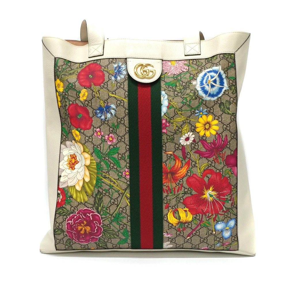 Gucci Tote Bag Flora Flower Floral Flower Pattern